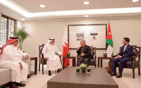 جلالة الملك يؤكد وقوف الأردن مع البحرين ودول الخليج