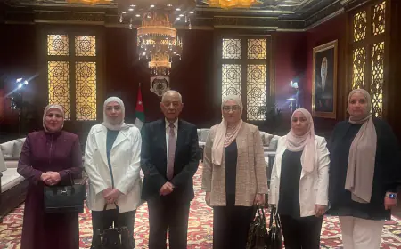 العيسوي يلتقي وفدا من رابطة الأكاديميات الأردنيات