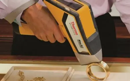 المواصفات تبدأ استخدام جهاز XRF لفحص الذهب