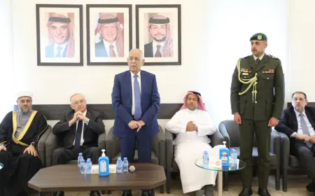 مندوبا عن الملك وولي العهد.. العيسوي يعزي عشيرة حجازي