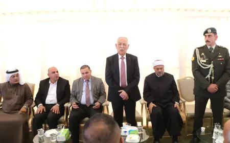 العيسوي يعزي عشائر الشطناوي والزيود وأبو شريعة والمجالي والدهيسات