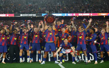 برشلونة يحسم الليغا بثنائية في الكلاسيكو ويُغرق ريال مدريد في موسم صفري