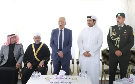 مندوبا عن الملك وولي العهد... العيسوي يعزي عشيرة الشعلان