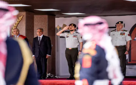 مندوبا عن الملك.. ولي العهد يرعى حفل تخريج الفوج الـ34 من الجناح العسكري بمؤتة