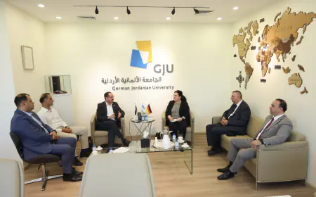الفاو والجامعة الآلمانية الآردنية  تبحثان تعزيز دمج مفاهيم التغير المناخي والاستدامة في التعليم الزراعي في المناهج الأكاديمية