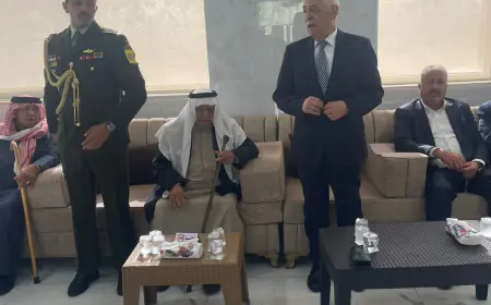 مندوبا عن الملك وولي العهد.. العيسوي يعزي عشيرة المهيرات