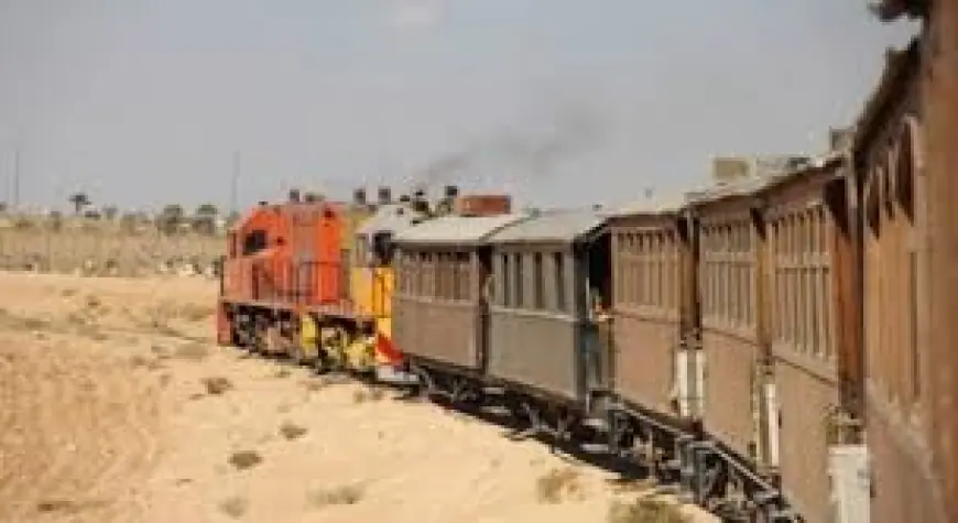 استئناف رحلات الخط الحديدي الحجازي إلى محطة الجيزة بعد أعمال الصيانة