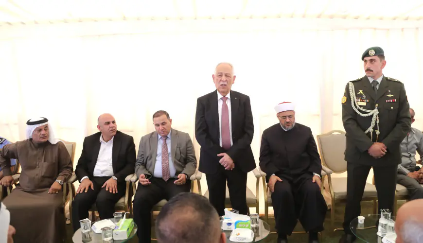 العيسوي يعزي عشائر الشطناوي والزيود وأبو شريعة والمجالي والدهيسات