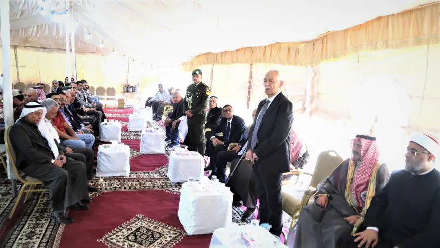 مندوبا عن الملك وولي العهد.. العيسوي يعزي عشيرة الزيادات / عباد وآل أبو أحمده