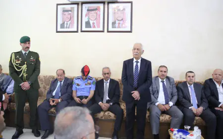 مندوبا عن الملك وولي العهد... العيسوي يعزي الدويري والخصاونة والمقابلة وبوران