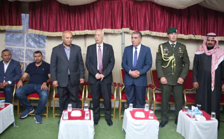 مندوبا عن الملك وولي العهد.. العيسوي يعزي عشائر الرواد والشورة والشراب