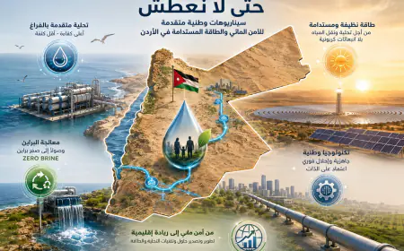 الفرجات يكتب: حتى لا نعطش.. سيناريوهات وطنية متقدمة لتعزيز الأمن المائي والطاقة المستدامة في الأردن