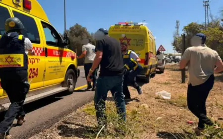 إطلاق نار في عدة مواقع وسط إسرائيل يسفر عن قتيل و6 إصابات
