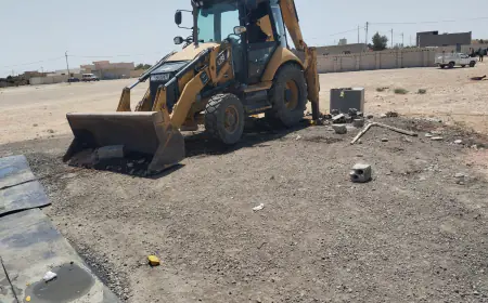 المياه : حملة تضبط اعتداءات في الحسينية والهاشمية - معان (صور)