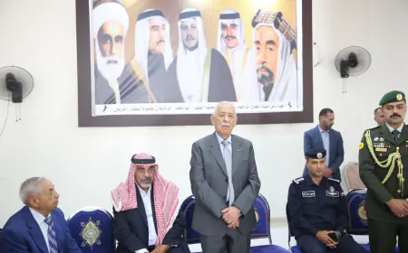 مندوبا عن الملك وولي العهد.. العيسوي يعزي عشيرة البقور