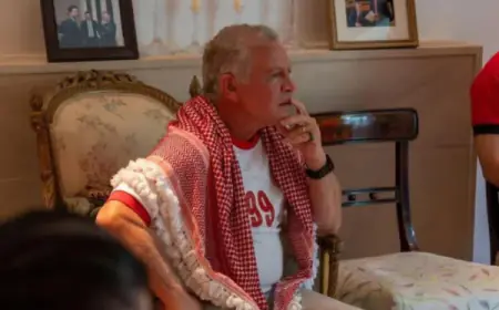 الملك للمنتخب الوطني: قاتلوا بروح النشامى وارفعوا اسم الأردن عاليا