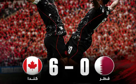 قطر تسقط بسداسية أمام كندا في كأس العالم 2026 وتقترب من توديع البطولة