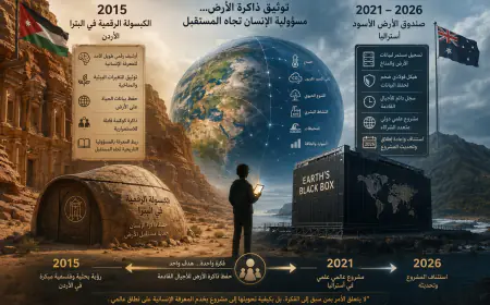 الفرجات يكتب: كبسولة الكوكب الرقمية في البترا 2015، وصندوق الأرض الأسود 2026 بأستراليا