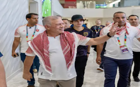 الملك: نشامى منتخبنا الوطني مثلتم وجها كريما للأردن