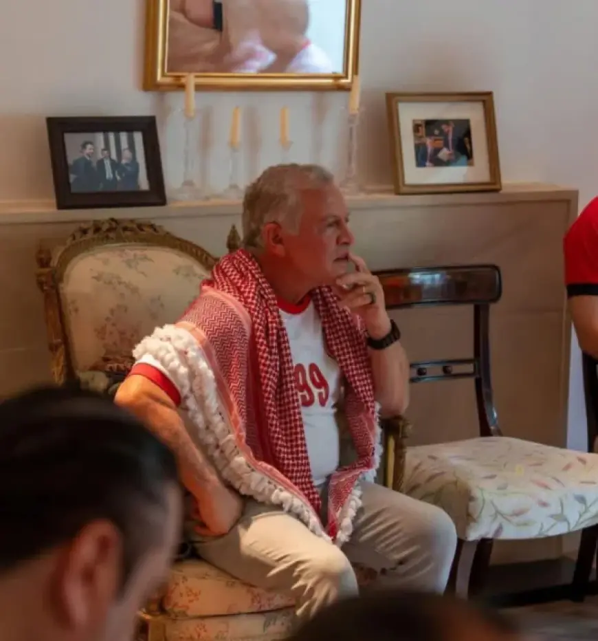 الملك للمنتخب الوطني: قاتلوا بروح النشامى وارفعوا اسم الأردن عاليا