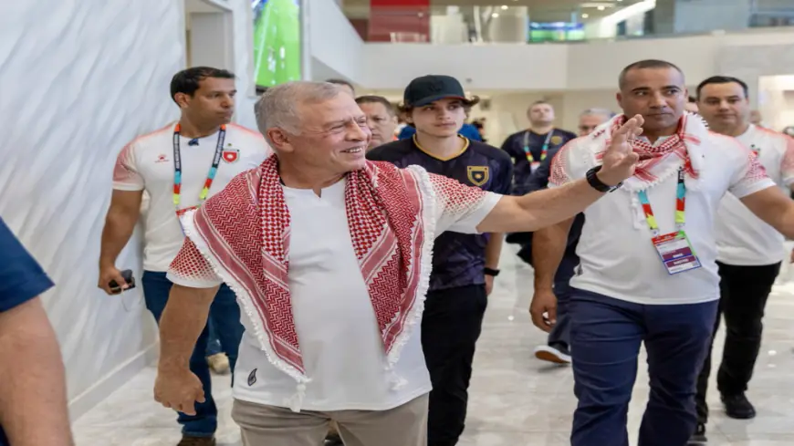 الملك: نشامى منتخبنا الوطني مثلتم وجها كريما للأردن