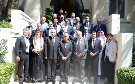العيسوي يلتقي وفدا من أبناء عشيرة الحمارشة