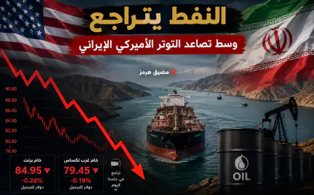 أسعار النفط تتراجع مع تصاعد التوتر الأميركي الإيراني ومخاوف اضطراب الإمدادات عبر هرمز