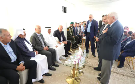 مندوبا عن الملك وولي العهد.. العيسوي يعزي المعاعية وعكروش