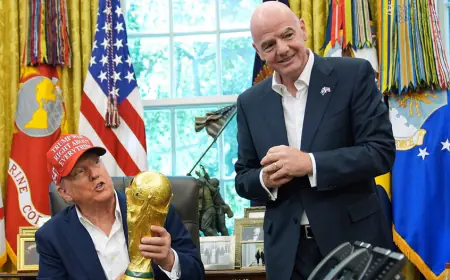 ترامب يفاجئ إنفانتينو بمقترح جديد لتنظيم كأس العالم