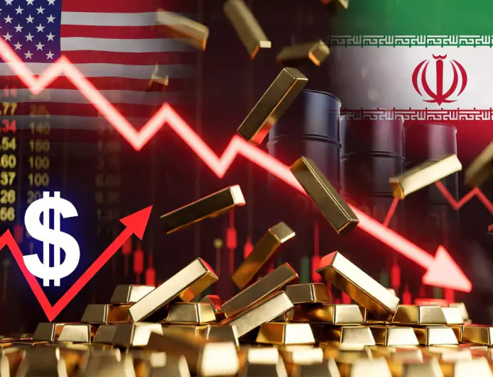 الذهب يتراجع لأدنى مستوى في أسبوع مع تصاعد التوتر بين أمريكا وإيران وارتفاع الدولار والنفط