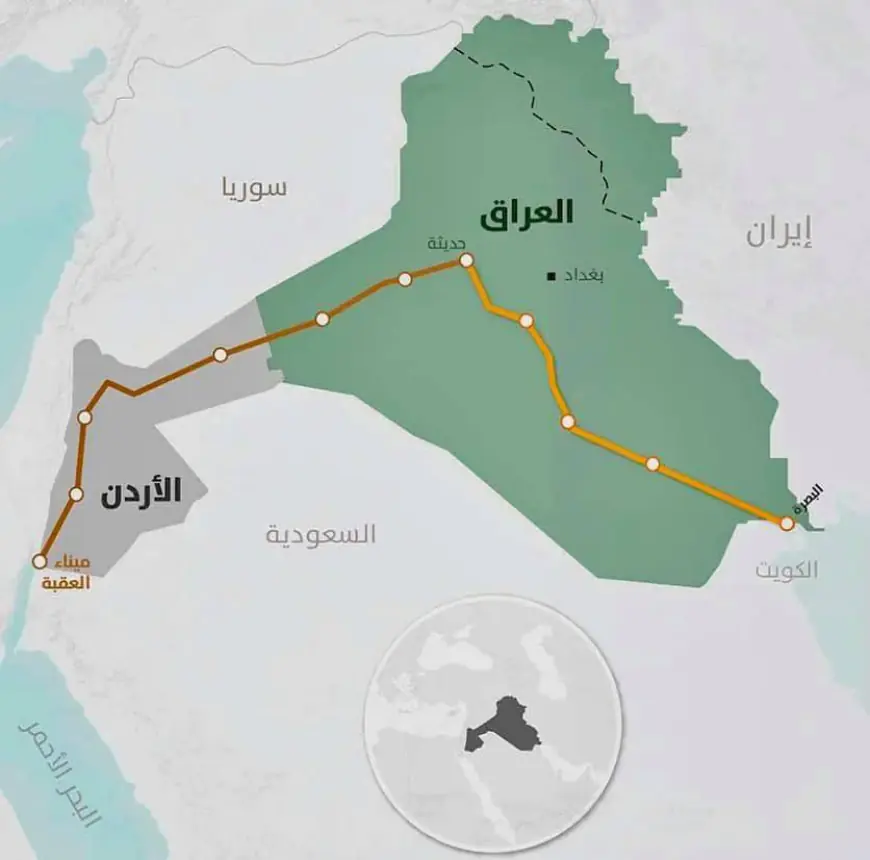 الأردن والعراق يبحثان المضي بتنفيذ مشروع أنبوب نفط البصرة - العقبة