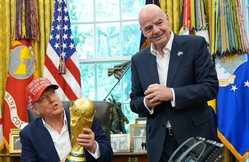 ترامب يفاجئ إنفانتينو بمقترح جديد لتنظيم كأس العالم