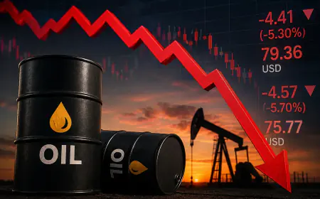أسعار النفط تهبط بأكثر من 5% إلى أدنى مستوى في 3 أسابيع