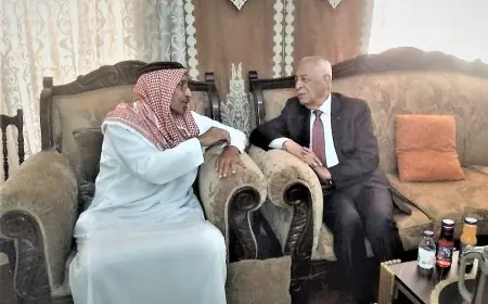 العيسوي ينقل تمنيات الملك وولي العهد بالشفاء للعميد المتقاعد القبيلات