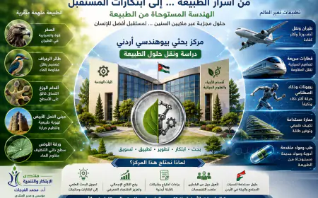منتدى الابتكار والتنمية يدعو الجامعات الأردنية لإنشاء مركز بحثي بيوهندسي لنقل حلول الطبيعة