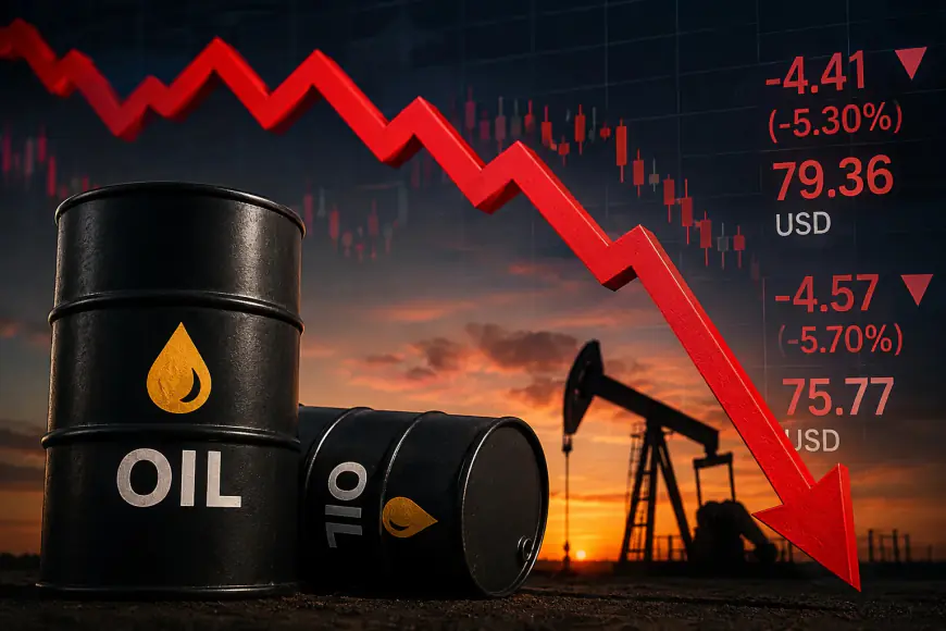 أسعار النفط تهبط بأكثر من 5% إلى أدنى مستوى في 3 أسابيع