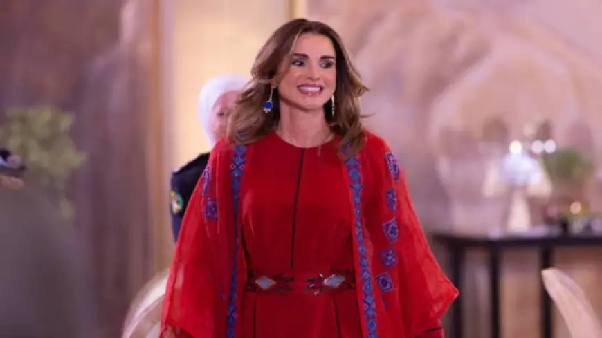 الملكة رانيا تهنئ الأميرة إيمان بقدوم مولودتيها